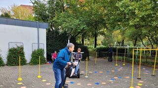 Der Segway-Parcours war ein Spaß für Jung und Alt.
