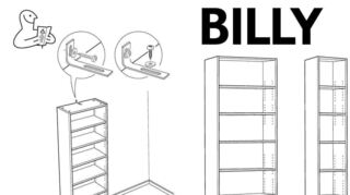 Das Billy-Regal von Ikea ist bei den Deutschen beliebt. Nun feiert das Unternehmen seinen 50. Geburtstag. Bild: Ikea, Montage: Dolch