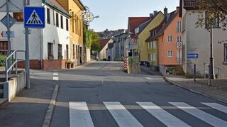 Die Ortsdurchfahrt Neunkirchen – hier sollte laut Experten eine Umgestaltung erfolgen.