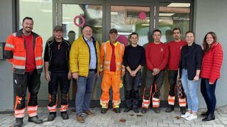 Das Team des Bauhofs hat beim Umgestalten der Räume angepackt.