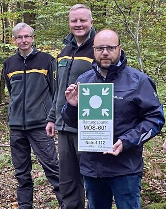 Rettungspunkt-Schilder sollen die Einsätze erleichtern.