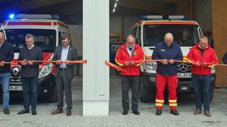 Die neue Wasser-Rettungswache der DLRG-Ortsgruppe Höpfingen wurde eingeweiht.