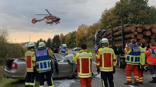 Ein schwerer Unfall ereignete sich am Dienstagmorgen gegen 7.20 Uhr auf der L 514 zwischen Erfeld und dem Ortseingang Gerichtstetten.