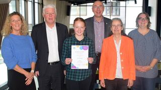 Emma Sauer erhielt den „Johannes-Diakonie Sozialpreis 2024“ am BGB.