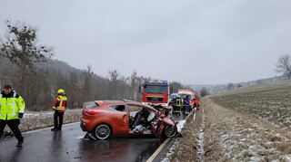 Der Kia des Unfallverursachers. Der 24-Jährige musste sich vor Gericht verantworten.