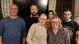 Der neue Vorstand des Kreisverbands der Partei Die Linke (von links): Stefan Heidrich, Robert Binder, Marion Wacker, Brigitte Garreis, Birgit Adam, Tobias Pfau.