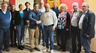 Der FDP-Kreisvorstand im Main-Tauber-Kreis mit dem neuen Kreisvorsitzenden Jürgen Vossler.