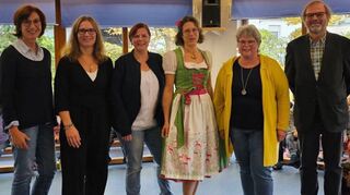 Im Kindergarten St. Rochus in Buchen würdigte man zwei Erzieherinnen für ihre jahrelange Arbeit.
