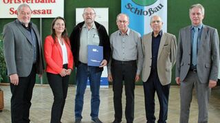 Bei der Jubiläumsfeier zum 75-jährigen Bestehen des VdK-Ortsverbands Schloßau wurden Mitglieder geehrt.