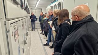 Das neue Schaltwerk Brehmbach wurde in Betrieb genommen. Der Gemeinderat nutzte die Gelegenheit, die Anlage zu besichtigen.