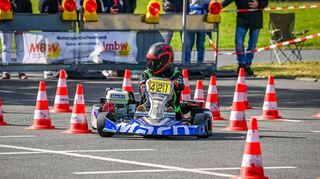 Schnelle Runden wurden auf dem Walldürner Kartslalomparcours gedreht.