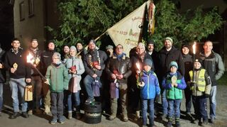 Der Schützenvereins Wachbach ehrte seine neuen Schützenkönige und Ritter.