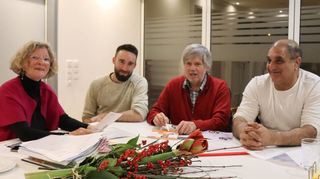 Neuwahlen gab es bei der Mitgliederversammlung des Vereins „Creglinger SoFa“ (von links): Gabriele Bachem-Böse, Michael Wörrlein, Hubert Kluge und Ahmet Dikme.