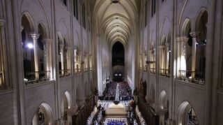 Der Brand 2019 hätte das 861 Jahre alte Wahrzeichen fast zerstört: Offizielle Wiedereröffnung der Pariser Kathedrale Notre-Dame.