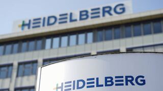 Das Stammwerk der Heidelberger Druckmaschinen in Wiesloch/Walldorf. Das Unternehmen will dort 450 Stellen abbauen.