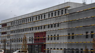 Das Krankenhausgebäude in Wertheim.