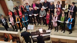 Die Chorvereinigung Sennfeld beim Adventskonzert.