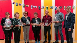 Im Rahmen einer Feierstunde wurden sechs Mitarbeiter geehrt, die seit 25 Jahren im Dienst der Stadt Osterburken sind.