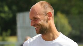 Er geht am Saisonende mit einem Lachen: Sascha Silberzahn beendet im Sommer 2025 seine Tätigkeit als Spielertrainer beim fränkischen Fußball-Bezirksligisten SGM Markelsheim/Elpersheim.