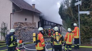 Brand in Kupprichhausen.