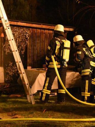 Das Feuer war zügig unter Kontrolle.