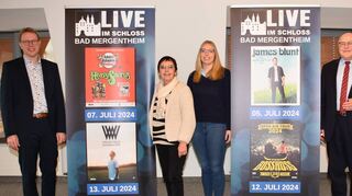 Zu Jahresbeginn wurde die neue Konzertreihe „Live im Schloss“ offiziell im Rathaus vorgestellt.
