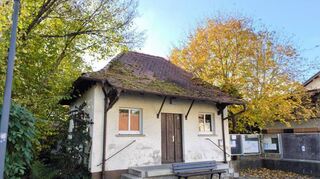 Am alten Milchhäusle in Bofsheim wurden die ersten Arbeiten verrichtet. Das Dach wurde repariert.