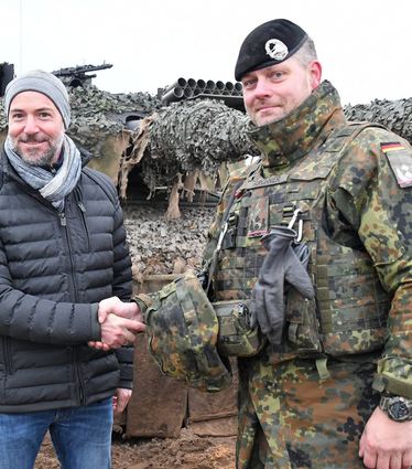 Bald ist die gute Zusammenarbeit zwischen Hardheims Bürgermeister Stefan Grimm und Oberstleutnant Andreas Kirchner beendet. Der aktuelle Standortälteste der Carl-Schurz-Kaserne wird ins Verteidigungsministerium nach Berlin versetzt.