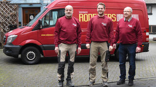 Von links: Norbert Rodemers, Lukas Rodemers, Michael Rodemers