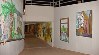 Ansprechend gestaltet ist die Unterführung am Mittleren Graben (Ärztehaus Ecke Seegartenstraße). Leider wurden gute Graffitis schon verschmiert.