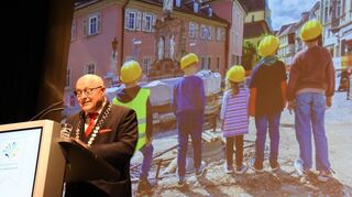 OB Glatthaar blickte auf 50 Jahre in Bad Mergentheim zurück und auf den baustellenreichen Weg hin zur Landesgartenschau 2034.
