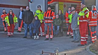 Ab 22. Februar soll die neue Drohnenstaffel des DRK-Ortsvereins Creglingen an den Start gehen. Das Interesse beim Informationsnachmittag auf dem Gelände der DRK-Rettungswache war sehr groß.