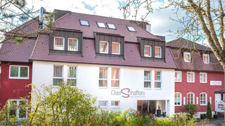 Das Hotel "DasSchaffers" in der Edelfinger Straße 7 in Bad Mergentheim: Das Restaurant serviert am 14. und 15. Februar 2025 exklusive Valentinstag-Menüs.