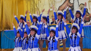 Die Prinzengarde glänzte bei ihrem Tanz.