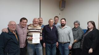 Der neuen Vorstand des Musikvereins Werbach.