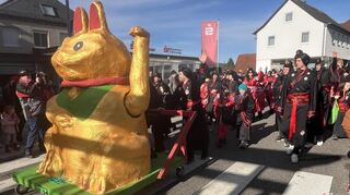 Alle hatten Spaß beim Umzug in Boxberg.
