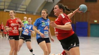 Franziska Lang war die erfolgreichste Torschützin auf Seiten der HG Königshofen/Sachsenflur beim 20:20 gegen die Rhein-Neckar-Löwen.