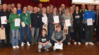 Die beim Bürgertreff der Stadt Külsheim Geehrten.