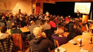 Mit rund 140 Gästen war der Vortrags- und Diskussionsabend im Büttharder Haus der Musik sehr gut besucht.