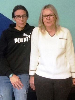 Kinderhaus-Leiterin Chiara Comolli und ihre Mitstreiterin Nicole Baier.