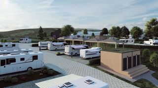 So wird sich der Wohnmobilpark auf der Fläche präsentieren.