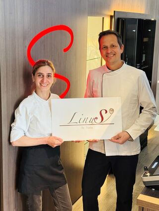 Die Köchin Natia Abuladze zaubert im "DasSchaffers" am Herd und führt die Patisserie "LinuS".