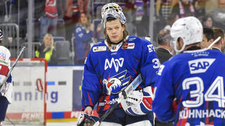 Wie sieht die Zukunft von Arno Tiefensee aus? Der Torhüter hat zwar noch einen gültigen Vertrag bei den Adlern Mannheim in der Tasche, er könnte sich aber auch auf das Abenteuer in Dallas einlassen.
