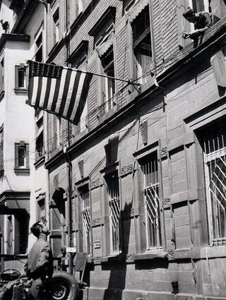 Das Hauptquartier der US-Infanterie in der Hauptstraße 89.