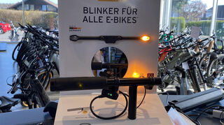 Eine Neuheit auf dem E-Bike-Markt: eine Blinkanlage.