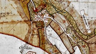<p>Ein Teil von Nassig, Oedengesäß und das Hofgut Oedengesäß auf einer Karte aus dem Jahr 1764.</p>