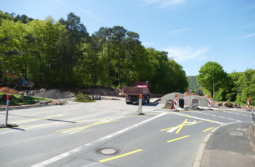 Renovation of the L 2310 in Bestenheid is proceeding according to plan