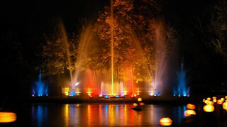 Die Wasserspiele als Multimediashow am Samstagabend sollen laut Veranstalter ein absolutes Highlight werden.