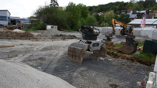 Die Vorbereitungen für den neuen Container-Bau der Kita Zaubertal laufen bereits. Am 22. Mai sollen die ersten Teile des neuen Containers geliefert werden.
