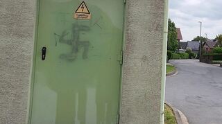 Verfassungswidrige Schmierereien wurden in Walldürn registriert.